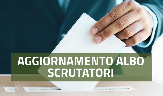 Avviso aggiornamento albo scrutatori