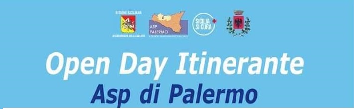 Open Day itinerante dell’ASP Palermo a Montelepre. Tappa rinviata per il previsto maltempo a sabato 28 gennaio 2023.